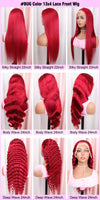 Ready Made Colored Deep Wave Wig