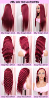 Ready Made Colored Deep Wave Wig