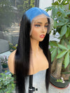 Blue/1B Straight Wig